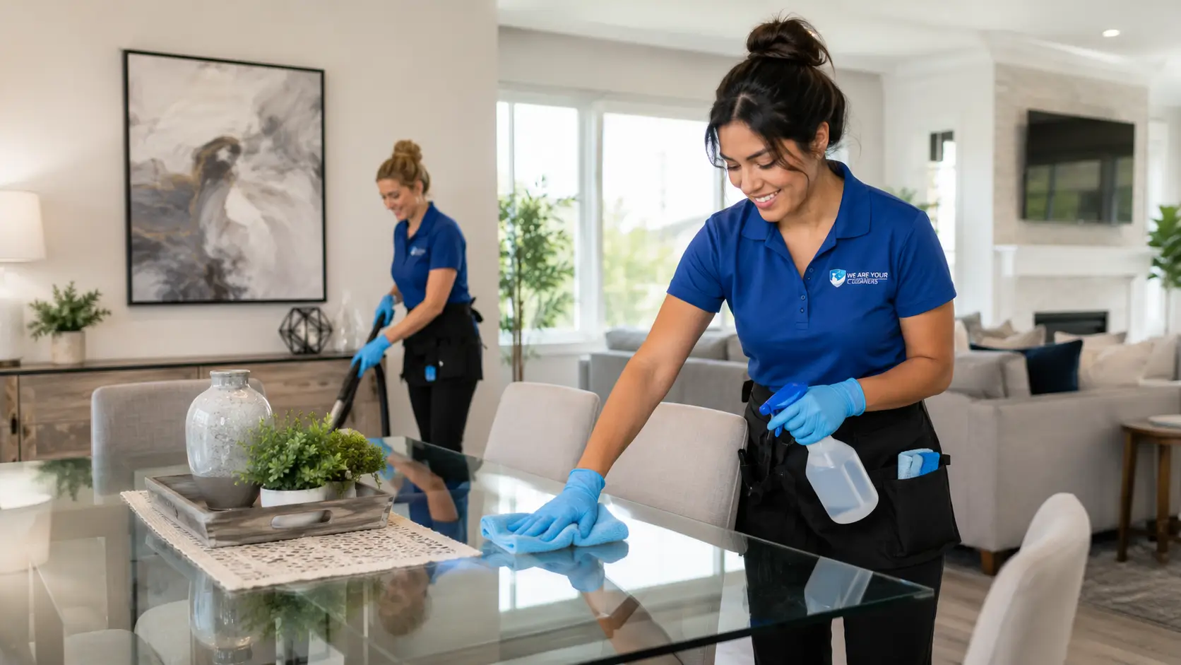 Residential cleaning used to explain a Circleville Standard Cleaning request